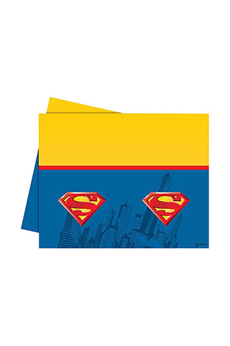 Superman Plastik Masa Örtüsü 120x180cm 1 Adet - 1