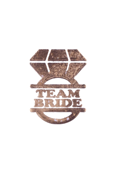Team Bride Büyük Tektaş Dövme Altın 1 Adet - 1