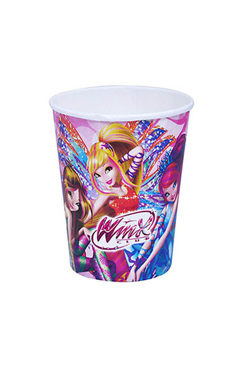 Winx Powerment Karton Bardak 200cc-8oz 8li - 1