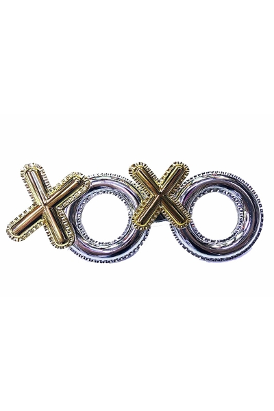 Xoxo Yazılı Yılbaşı Partisi Gözlüğü Gümüş Renk - 1