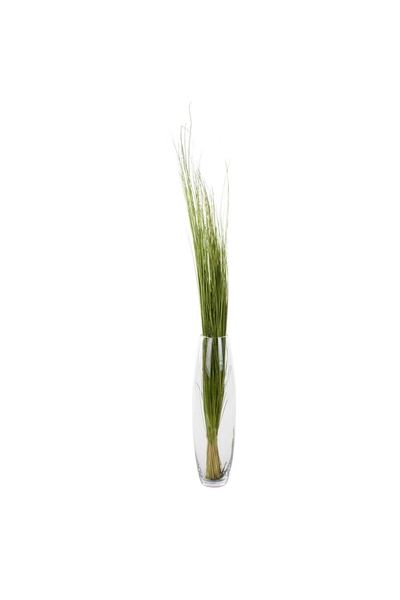 Yapay Bright Grass Bitkisi Yeşil Renk 90cm 1 Adet - 1