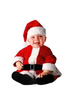 Yılbaşı Bebek Noel Baba Kostümü 12-18Ay 1 Adet - 1