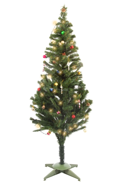 Yılbaşı Çam Ağacı Yeni Yıl Süs Seti 150cm - 1