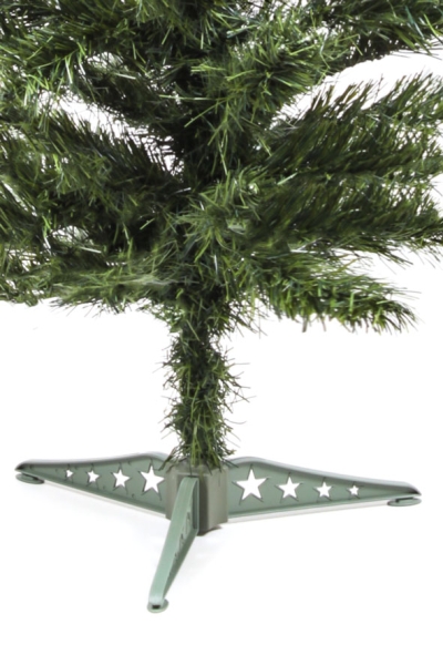 Yılbaşı Lüks Yeşil Çam Ağacı 90cm 76 Dal Plastik Ayaklı 1 Adet - 3