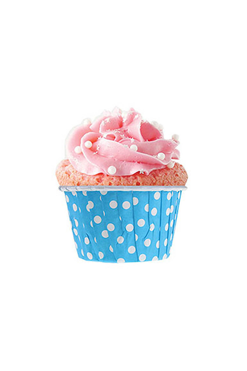 Dolphin Muffin-Kek Kapsülü Mavi Puantiyeli 50li - 2
