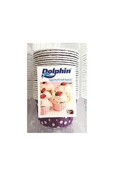 Dolphin Muffin-Kek Kapsülü Mor Puantiyeli 25li - 4
