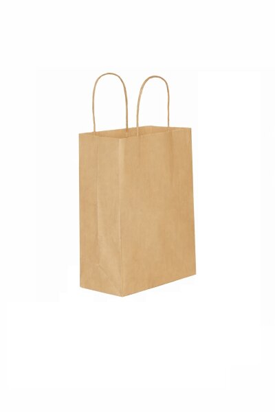 Roll-Up Kraft Çanta Naturel Orta Boy 25x31cm 25li - 1