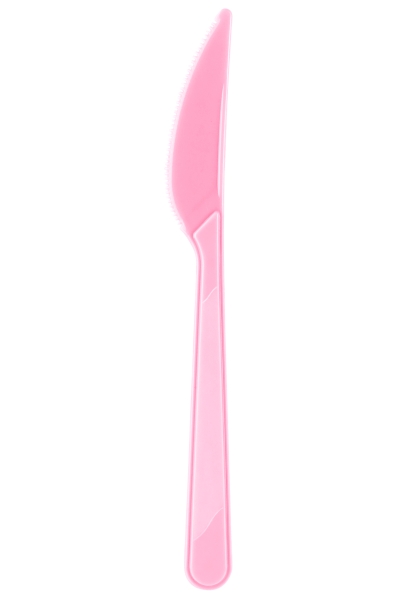 Roll-Up Plastik Bıçak Pembe 25li - 1