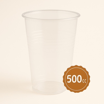 Plastik Bardak Ekonomik Şeffaf 500cc 50li - Kullan At Market