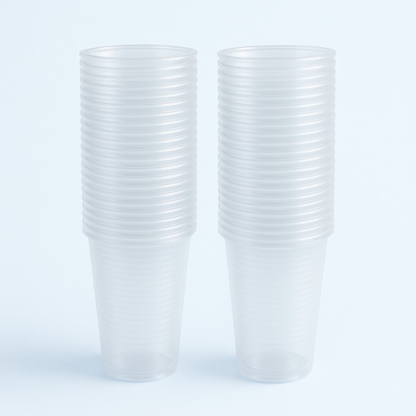 Plastik Bardak Ekonomik Şeffaf 500cc 50li - 2
