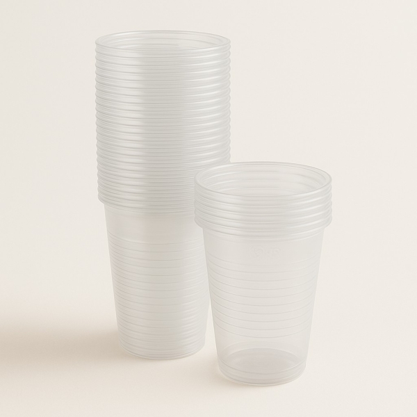 Plastik Bardak İnce Şeffaf 180cc 100lü - 2