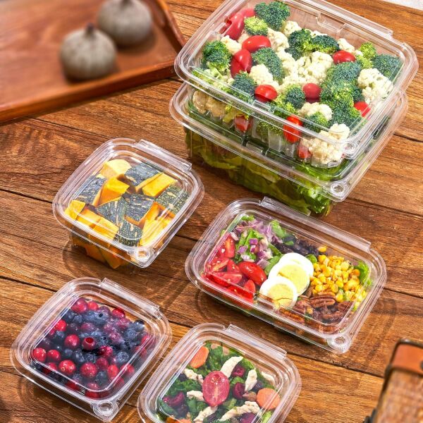 Sızdırmaz Kendinden Kapaklı Plastik Kap 750 gr (100'lü) - 3