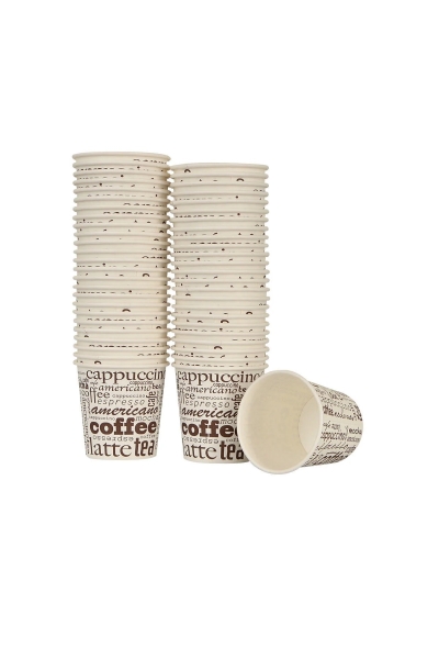 Roll-Up 4oz Karton Kahve Bardak 50li - 1