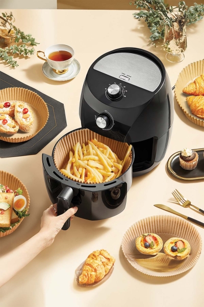 Roll-Up Airfryer Pişirme Kağıdı Kare 20cm 50 + 5 Adet (5 Adet Hediye) - 4