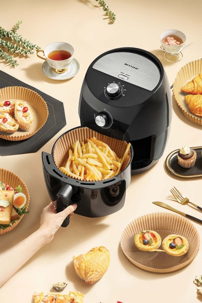 Roll-Up Airfryer Pişirme Kağıdı Yuvarlak 20cm 50 + 5 Adet (5 Adet Hediye) - 4