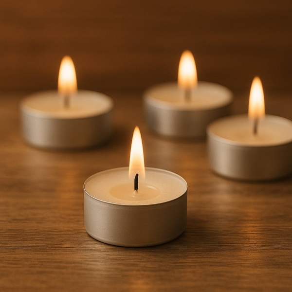 Roll-Up Beyaz Tealight Mum 7,5gr 100lü - 2