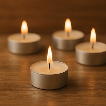 Roll-Up Beyaz Tealight Mum 8gr 100lü - Roll-Up