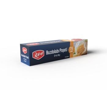 Roll-Up Buzdolabı Poşeti Orta Boy 24x38cm 75 Adet - Roll-Up