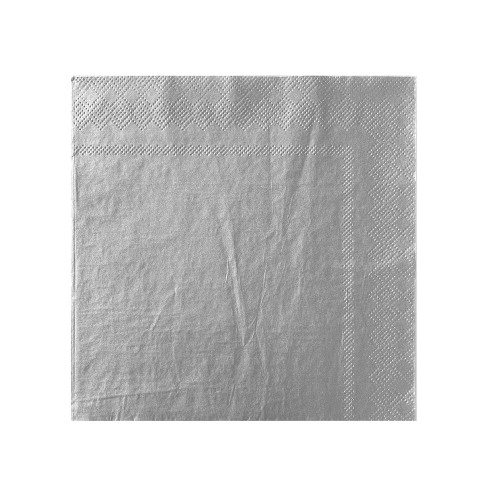 Roll-Up Kağıt Peçete Gümüş 33 x 33cm 20li - 2