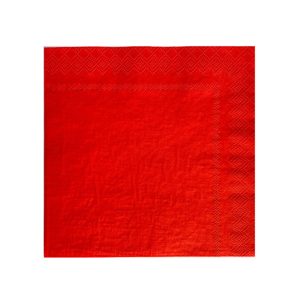 Roll-Up Kağıt Peçete Kırmızı 33 x 33cm 20li - 2