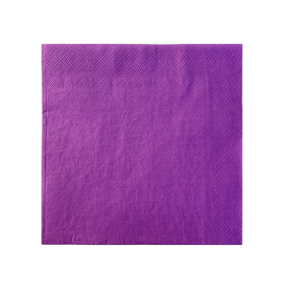 Roll-Up Kağıt Peçete Mor 33 x 33cm 20li - 2