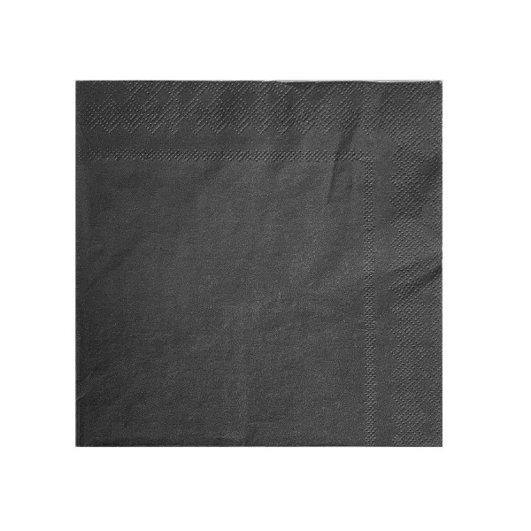 Roll-Up Kağıt Peçete Siyah 33 x 33cm 20li - 2