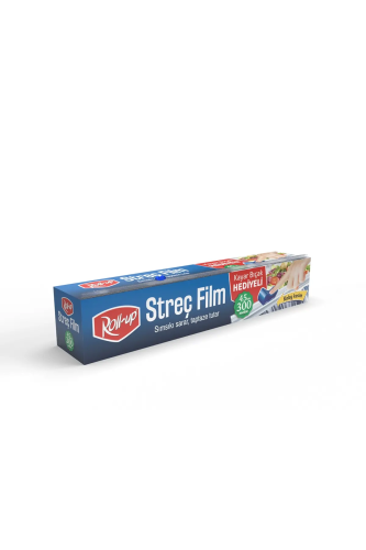 Roll-Up Kayar Bıçak Hediyeli Streç Film 45cm x 300m 9mic 16 Adet Koli - 2