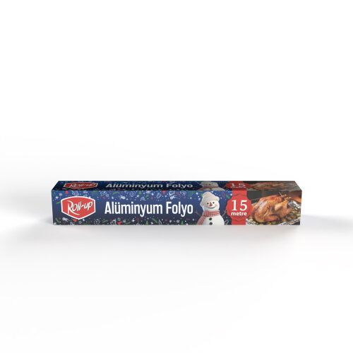 Roll-Up Kış Temalı Alüminyum Folyo 30cm x 15m 10mic 1 Adet - Roll-up