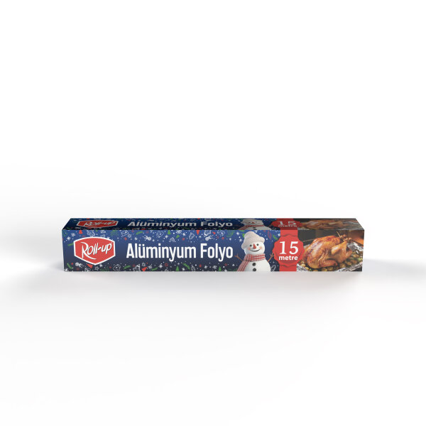 Roll-Up Kış Temalı Alüminyum Folyo 30cm x 15m 10mic 1 Adet - 1