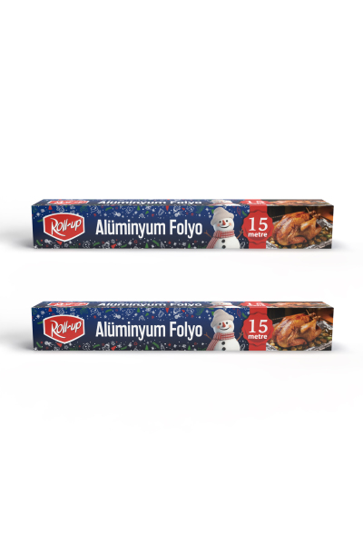 Roll-Up Kış Temalı Alüminyum Folyo 30cm x 15m 10mic 2 Adet - 2