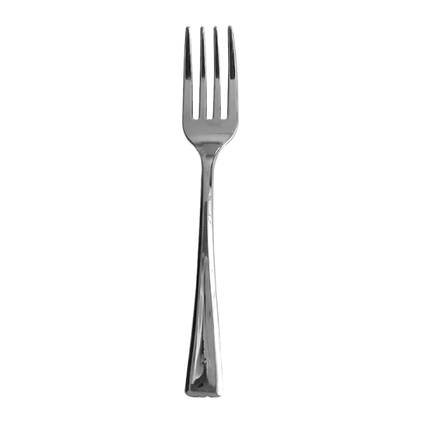 Roll-Up Metal Görünümlü Mini Kokteyl Çatalı 9,5cm 50li - 2