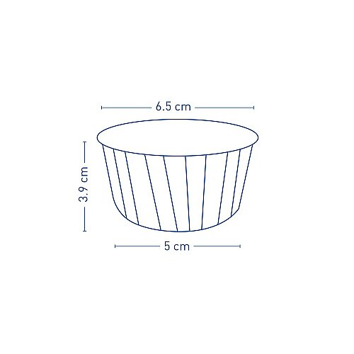 Roll-up Muffin Kek Kapsülü Kırmızı Puantiyeli 50 Adet - 2
