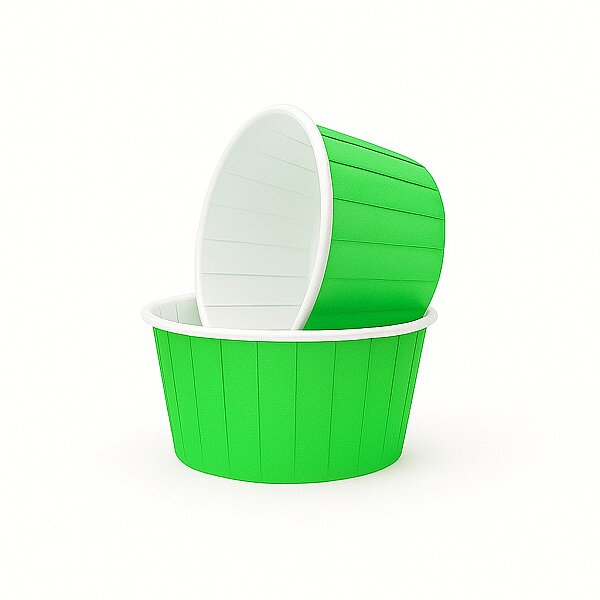 Roll-up Muffin Kek Kapsülü Yeşil 50 Adet - 1