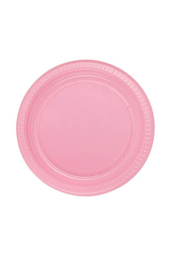 Roll-Up Plastik Tabak Pembe 22 cm 25 Adet - Roll-up