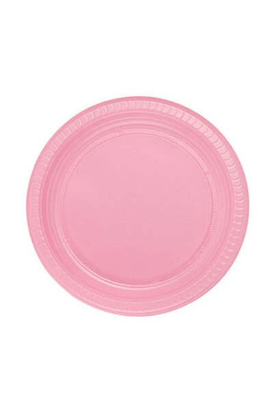 Roll-Up Plastik Tabak Pembe 22 cm 25 Adet - 1