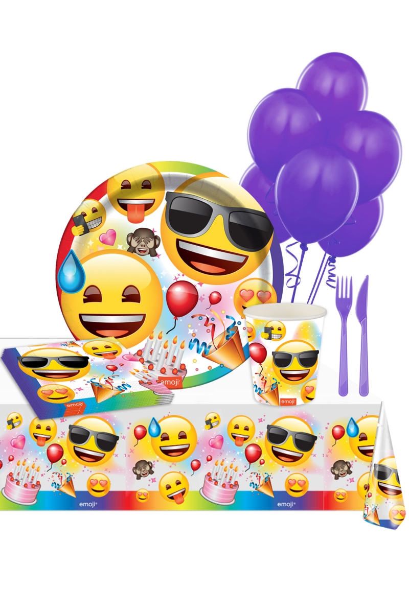 Roll-Up Emoji Partisi Parti Seti 16 Kişilik 113 Parça - Roll-Up