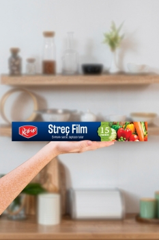 Roll-Up Streç Film 30cm x 15m 1 Adet - 2