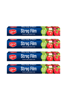 Roll-Up Streç Film Set 30cm x 33 m 4 Adet - Roll-Up